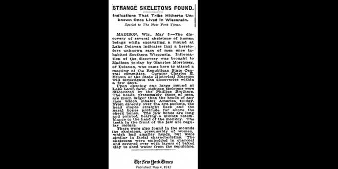 18 Giant Skeletons Found in Wisconsin