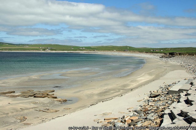 Erosion Unveils a Possible Neolithic Village Site Near Skara Brae in Orkney