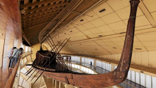 4,600-Year-Old Solar Boat of King Khufu Moved to Grand Egyptian Museum Near Giza Pyramids