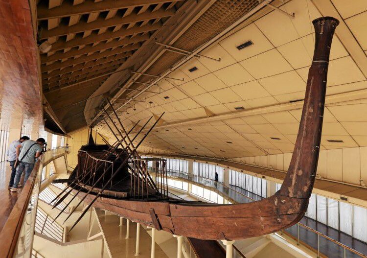4,600-Year-Old Solar Boat of King Khufu Moved to Grand Egyptian Museum Near Giza Pyramids